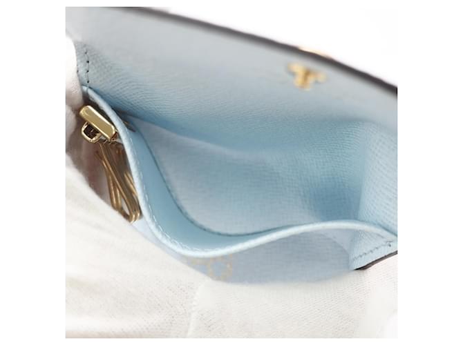 Louis Vuitton Monogram Multicles 4 Key Case Braun Blau Beige - Ansicht 13
