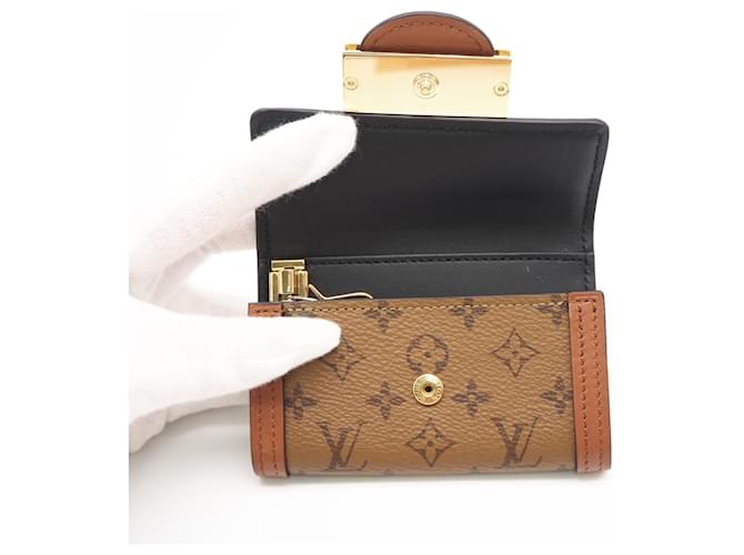 Louis Vuitton Monogram Reverse Multicles 6 Keycase Braun Beige - Ansicht 10