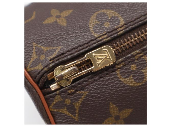 Borsa Louis Vuitton Monogram Papillon 26 Marrone Beige - vista 11