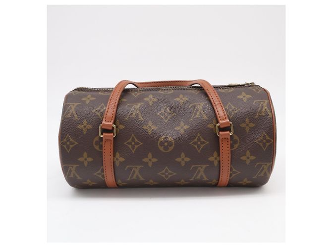 Borsa Louis Vuitton Monogram Papillon 26 Marrone Beige - vista 2
