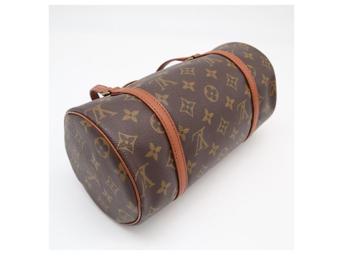 Borsa Louis Vuitton Monogram Papillon 26 Marrone Beige - vista 6