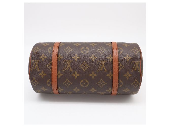 Borsa Louis Vuitton Monogram Papillon 26 Marrone Beige - vista 7