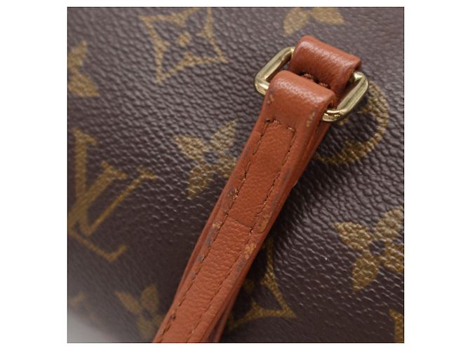 Borsa Louis Vuitton Monogram Papillon 26 Marrone Beige - vista 9