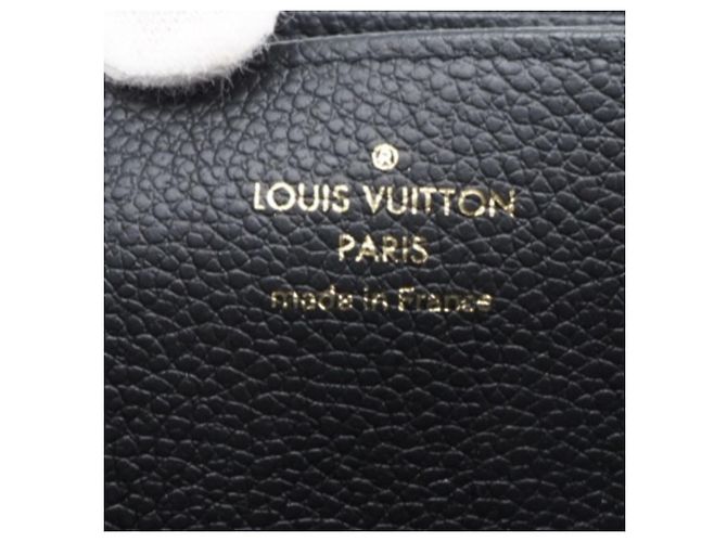 Louis Vuitton Monogram Empreinte Bicolor Zippy Wallet Schwarz Beige - Ansicht 18