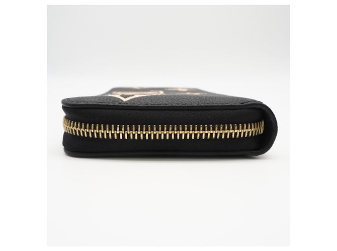 Louis Vuitton Monogram Empreinte Bicolor Zippy Wallet Schwarz Beige - Ansicht 5