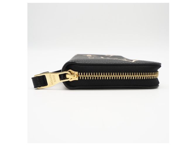 Louis Vuitton Monogram Empreinte Bicolor Zippy Wallet Schwarz Beige - Ansicht 6
