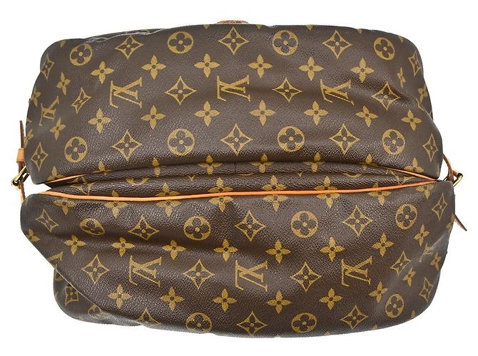 Louis Vuitton Saumur Monogram 35 Marrone - vista 3