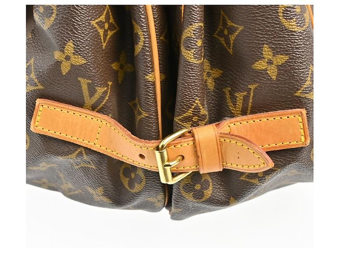 Louis Vuitton Saumur Monogram 35 Marrone - vista 6