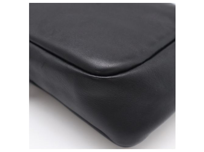 Mini borsa a tracolla Prada con logo triangolare Nero - vista 10