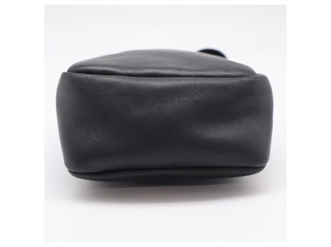 Mini borsa a tracolla Prada con logo triangolare Nero - vista 7