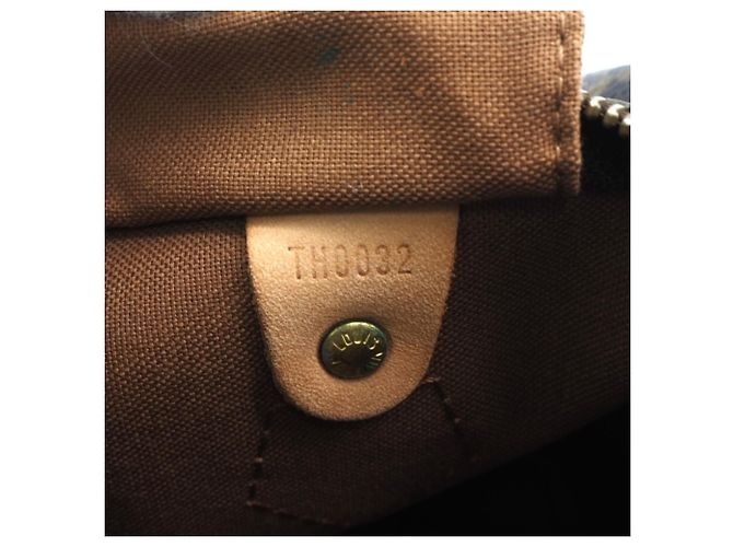 Borsa Louis Vuitton Monogram Speedy 30 Marrone Beige - vista 14