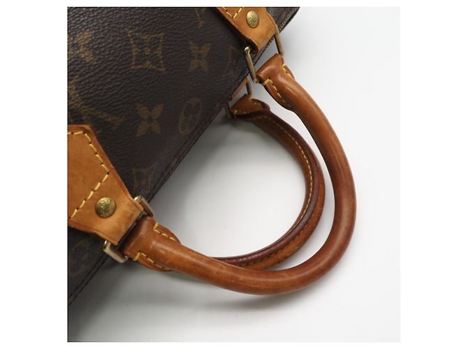 Borsa Louis Vuitton Monogram Speedy 30 Marrone Beige - vista 4