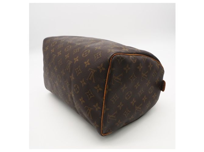 Borsa Louis Vuitton Monogram Speedy 30 Marrone Beige - vista 6