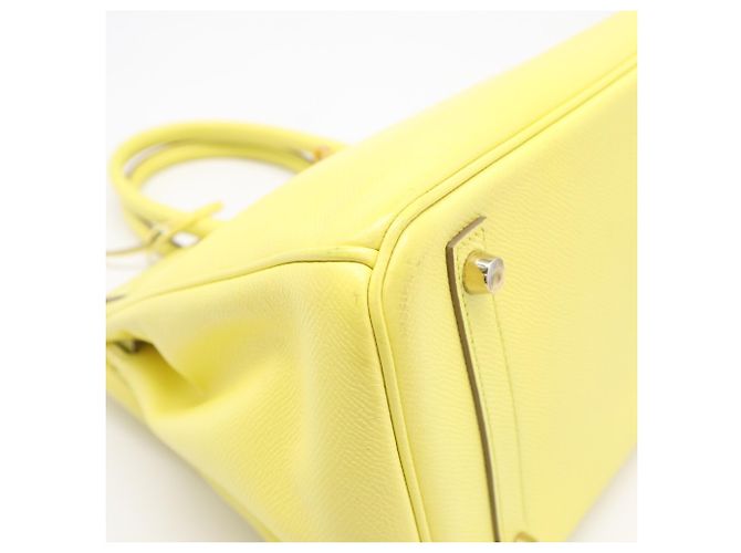 Hermès Borsa HERMES Birkin 30 in Veau Epsom Soufflé Giallo - vista 11