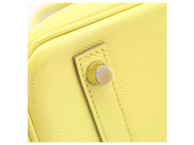 Hermès Borsa HERMES Birkin 30 in Veau Epsom Soufflé Giallo - vista 13