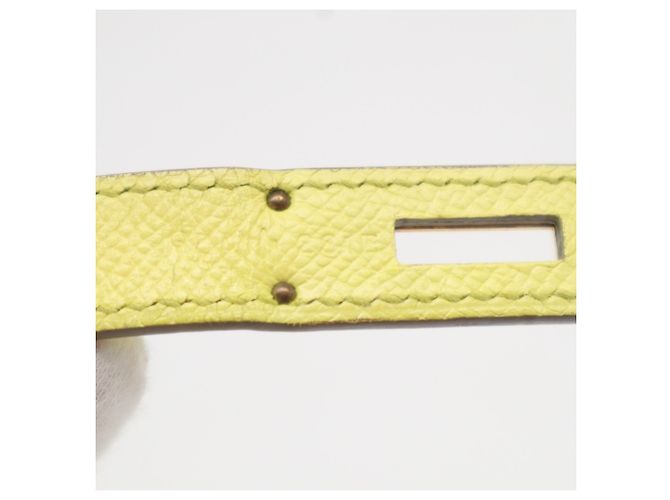 Hermès Borsa HERMES Birkin 30 in Veau Epsom Soufflé Giallo - vista 19