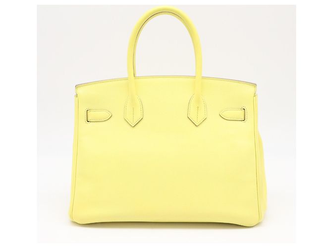 Hermès Borsa HERMES Birkin 30 in Veau Epsom Soufflé Giallo - vista 2
