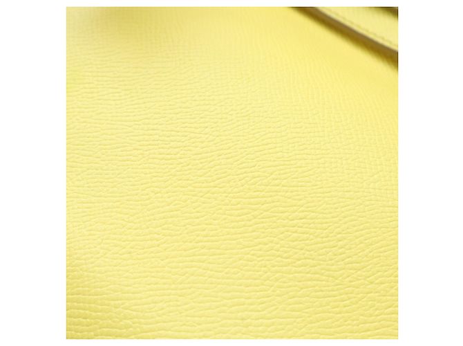 Hermès Borsa HERMES Birkin 30 in Veau Epsom Soufflé Giallo - vista 4