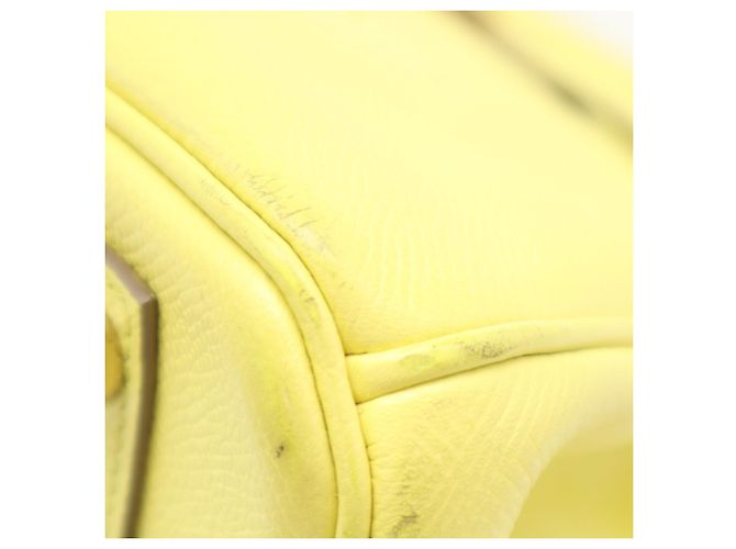 Hermès Borsa HERMES Birkin 30 in Veau Epsom Soufflé Giallo - vista 8