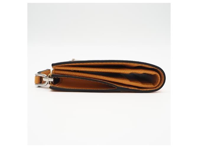 Cartera Prada Saffiano Triangle Naranja - vista 6