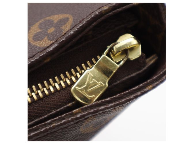Borsa Louis Vuitton Monogram Cabas Mezzo Marrone Beige - vista 11