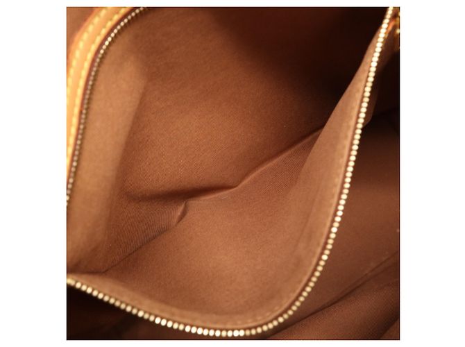 Borsa Louis Vuitton Monogram Cabas Mezzo Marrone Beige - vista 13