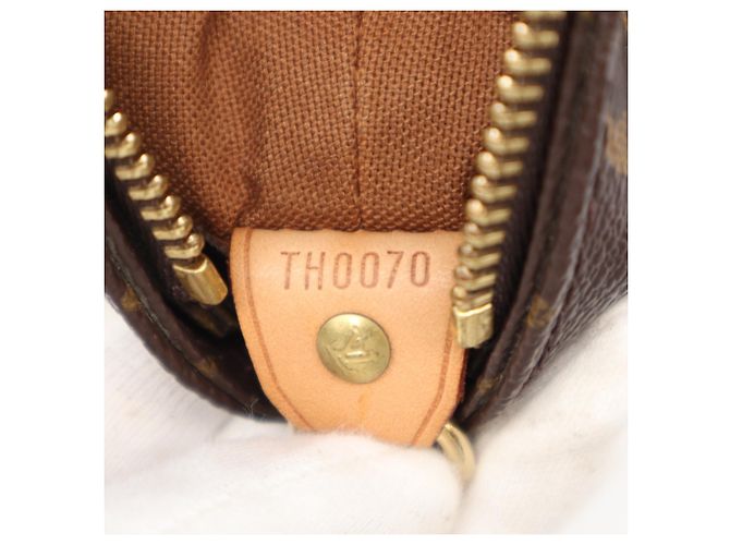 Borsa Louis Vuitton Monogram Cabas Mezzo Marrone Beige - vista 15