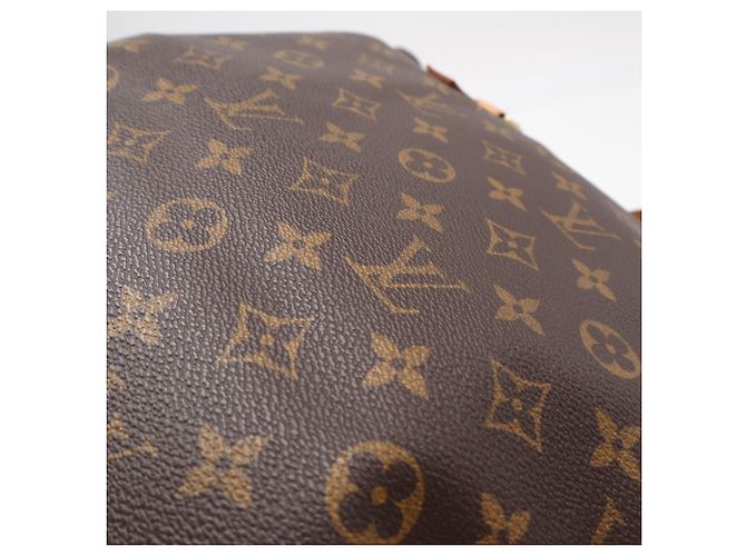Borsa Louis Vuitton Monogram Cabas Mezzo Marrone Beige - vista 4