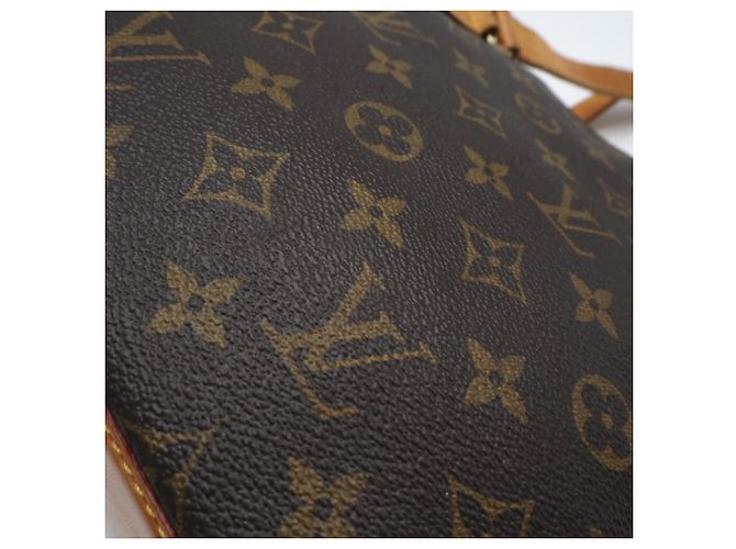 Borsa LOUIS VUITTON Monogram Cabas Piano Marrone Beige - vista 4