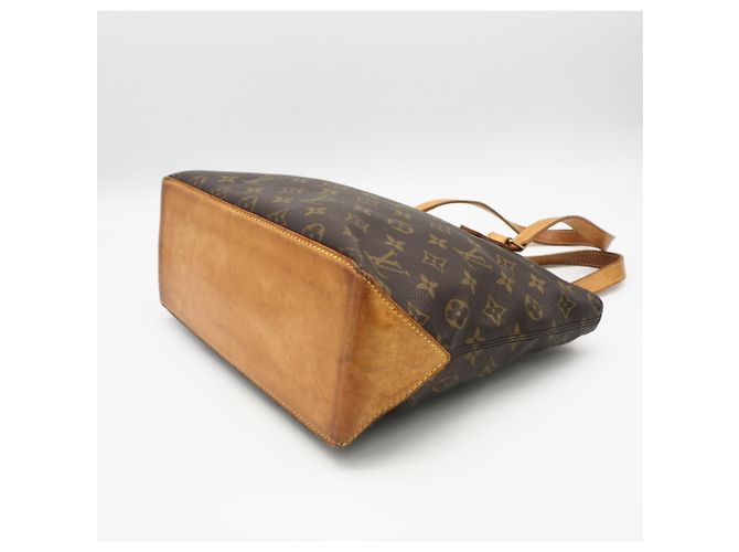 Borsa LOUIS VUITTON Monogram Cabas Piano Marrone Beige - vista 6