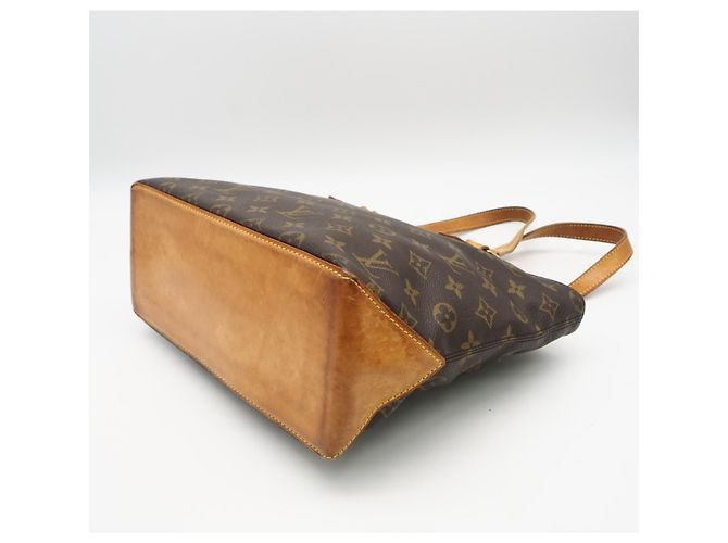 Borsa LOUIS VUITTON Monogram Cabas Piano Marrone Beige - vista 7