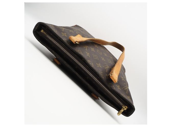 Borsa LOUIS VUITTON Monogram Cabas Piano Marrone Beige - vista 8
