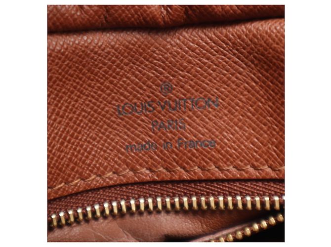 Borsa a tracolla Louis Vuitton Monogram Boulogne 30 Marrone Beige - vista 12