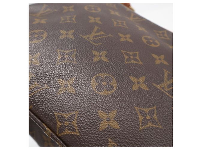 Borsa a tracolla Louis Vuitton Monogram Boulogne 30 Marrone Beige - vista 3