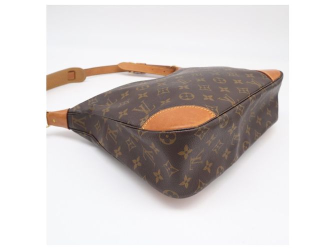 Borsa a tracolla Louis Vuitton Monogram Boulogne 30 Marrone Beige - vista 5