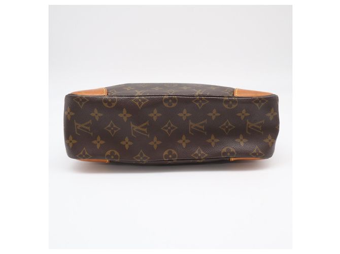 Borsa a tracolla Louis Vuitton Monogram Boulogne 30 Marrone Beige - vista 6