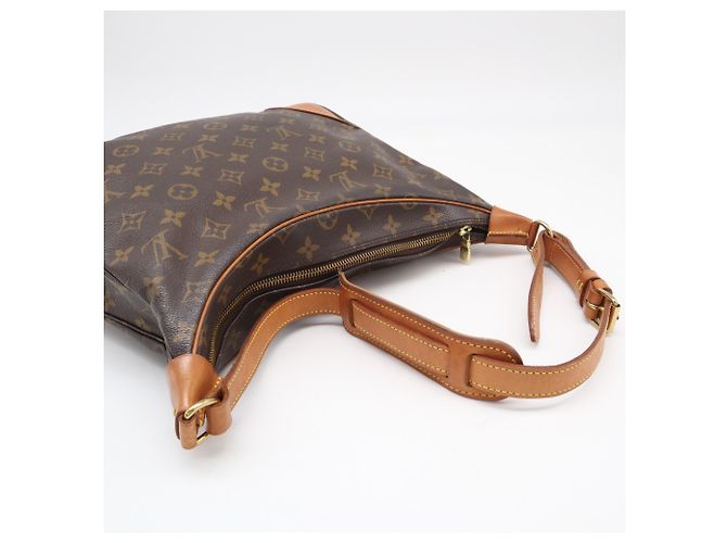Borsa a tracolla Louis Vuitton Monogram Boulogne 30 Marrone Beige - vista 7