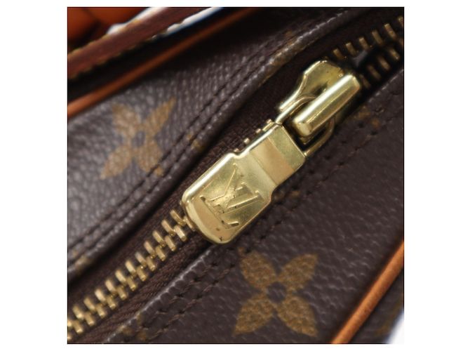 Borsa a tracolla Louis Vuitton Monogram Boulogne 30 Marrone Beige - vista 9
