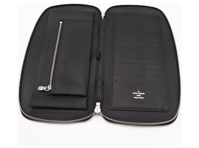 Louis Vuitton Taiga Organizer Long Wallet Black - view 9