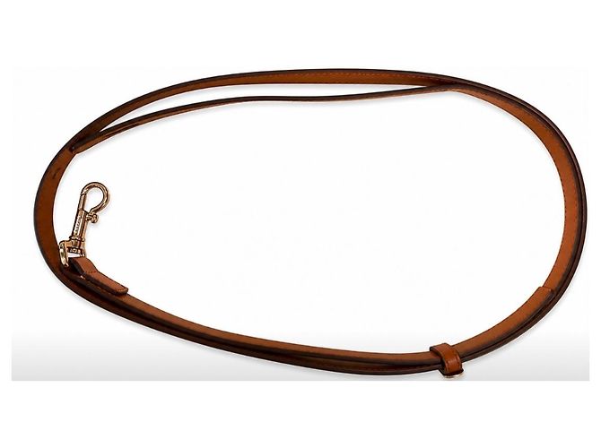 Fendi Selleria Strap You Schultergurt aus Leder Braun - Ansicht 3