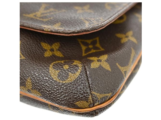 Louis Vuitton Musette Salsa Monogram Canvas PM Castaño - vista 7