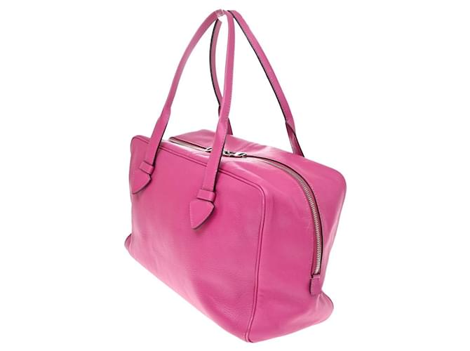 Loewe Heritage Boston Leather Medium Rosa - vista 3