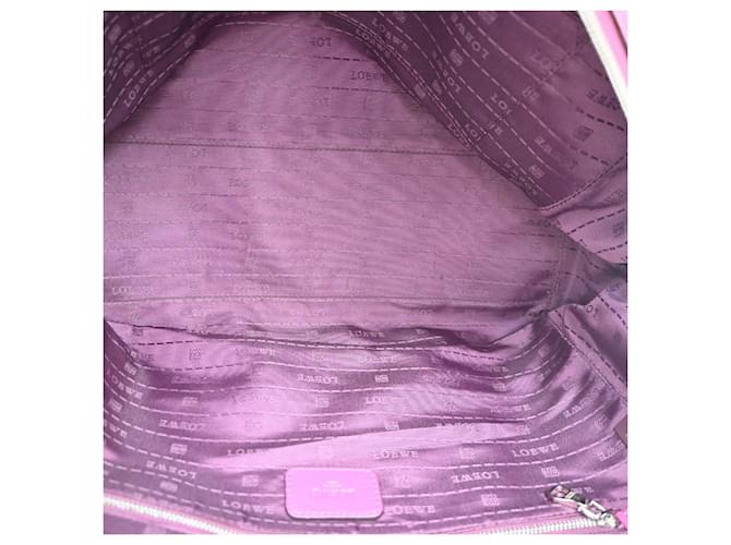 Loewe Heritage Boston Leather Medium Rosa - vista 5