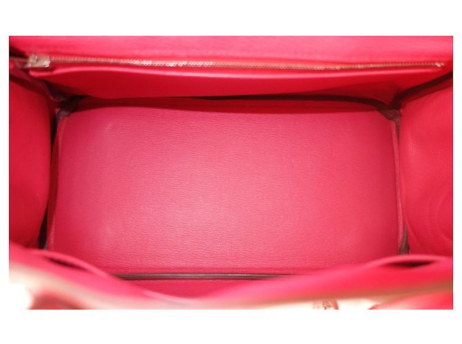 Hermès Hermes Birkin 30 Epsom Tasche Pink Rot - Ansicht 4