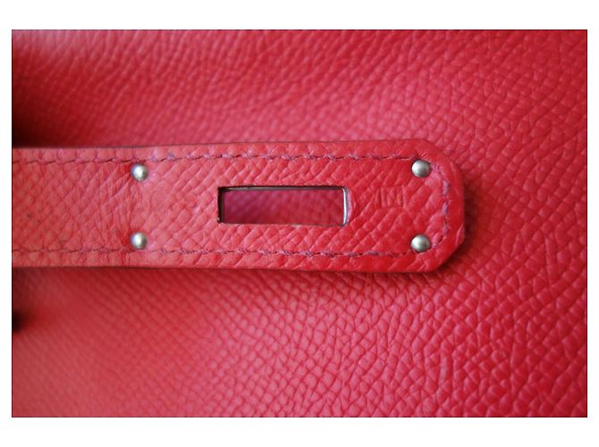 Hermès Hermes Birkin 30 Epsom Tasche Pink Rot - Ansicht 6