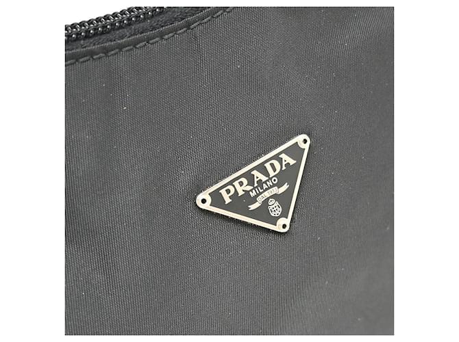 Prada Hobo Tessuto Small Nero - vista 5