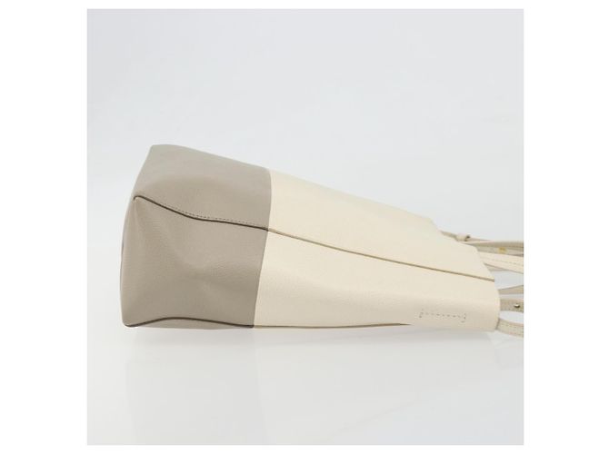 Céline Celine Vertical Bi-Cabas Tote Leather Small Beige - vista 3