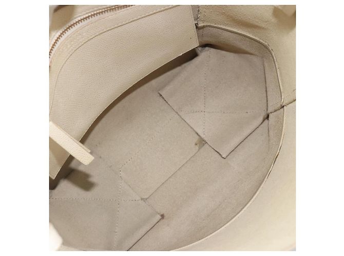 Céline Celine Vertical Bi-Cabas Tote Leather Small Beige - vista 5