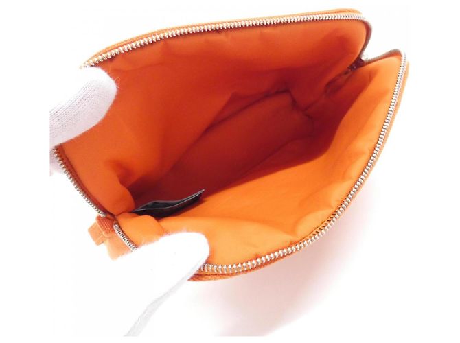 Hermès Bolso Pouch Hermes Bolide Mini Roja Naranja - vista 6