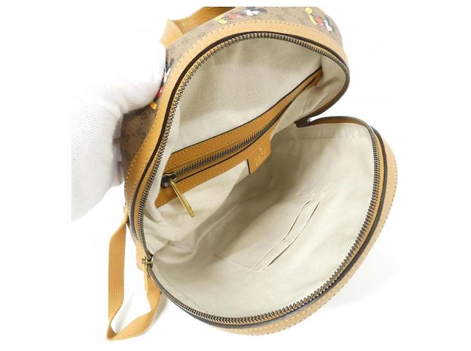 Zaino Gucci 552884 HWUDM Beige Marrone chiaro - vista 9